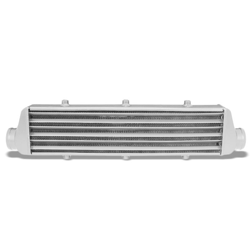 Universal Silver Aluminum Tube & Fin 27.25"L Turbo Front Mount Style Intercooler-Performance-BuildFastCar