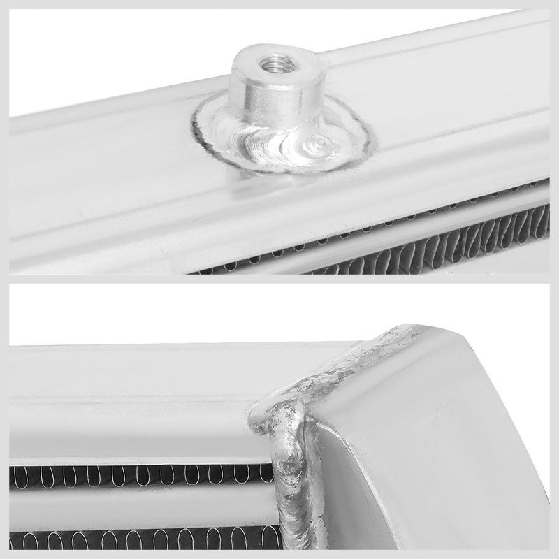 Universal Silver Aluminum Tube & Fin 27.25"L Turbo Front Mount Style Intercooler-Performance-BuildFastCar