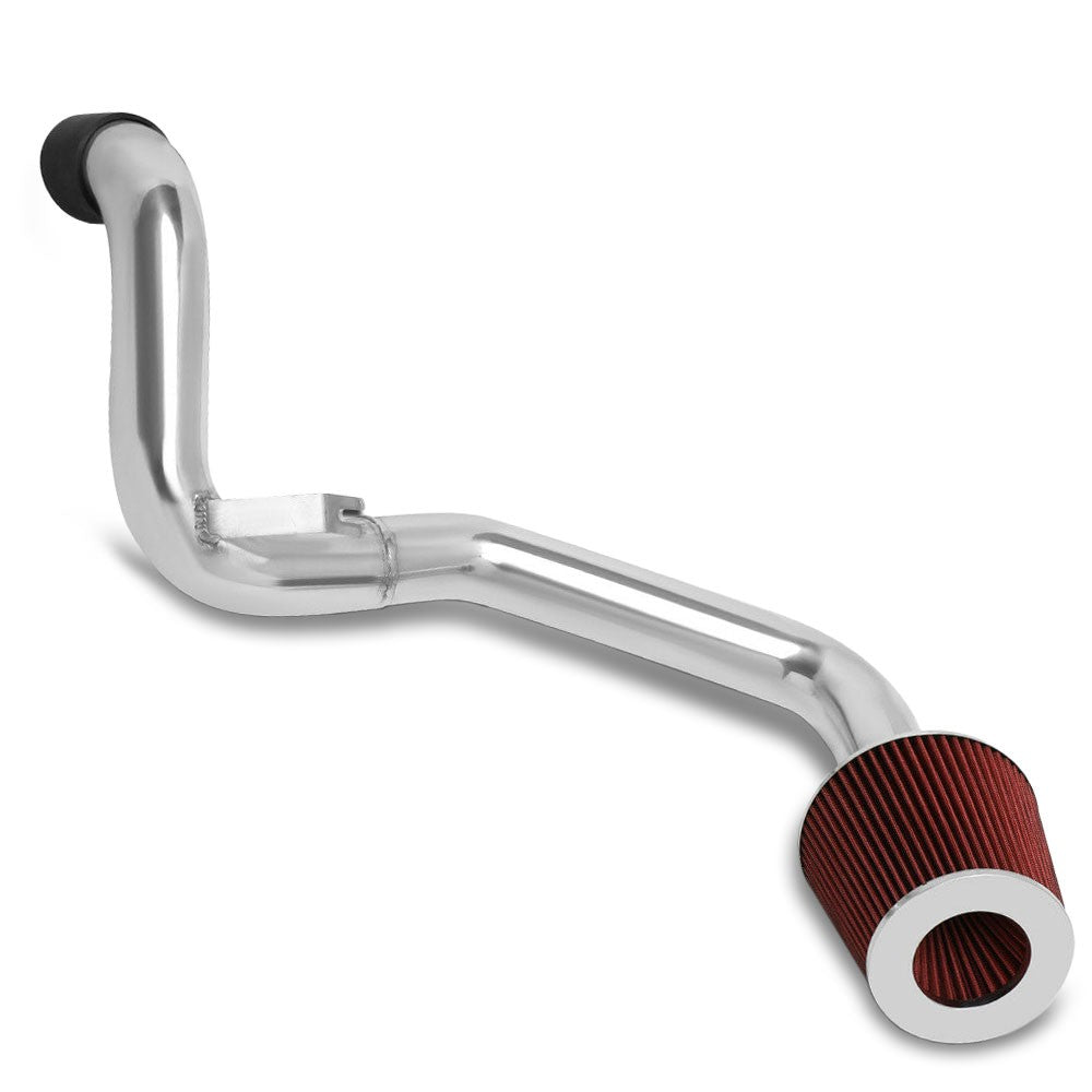 Polish Aluminum/Red Cone Filter Cold Air Intake Kit 06-08 Honda Fit BFC-55-TY-023-RD