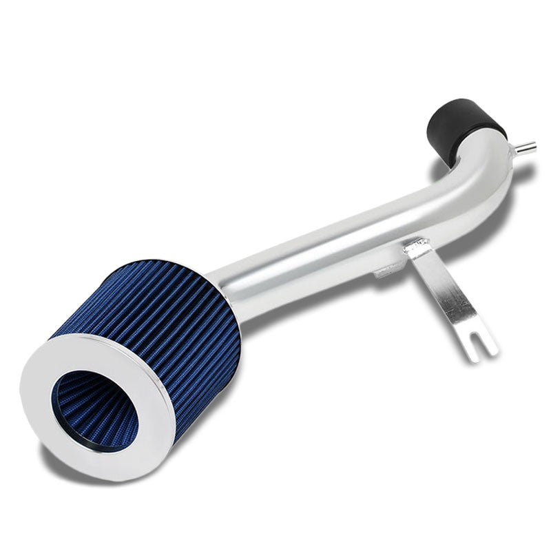 Polish Pipe Blue Dry Cone Filter Shortram Air Intake Kit For 01-05 IS300 3.0 L6-Performance-BuildFastCar