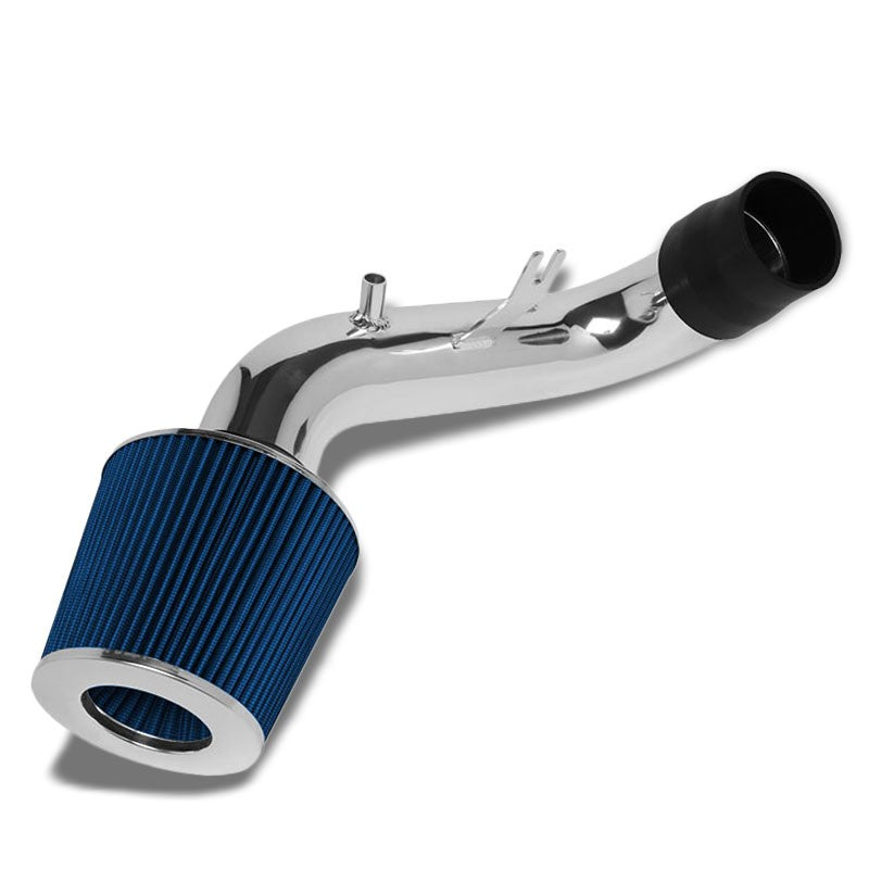Polish Pipe Blue Dry Cone Filter Shortram Air Intake Kit For 02-06 Acura RSX-Performance-BuildFastCar