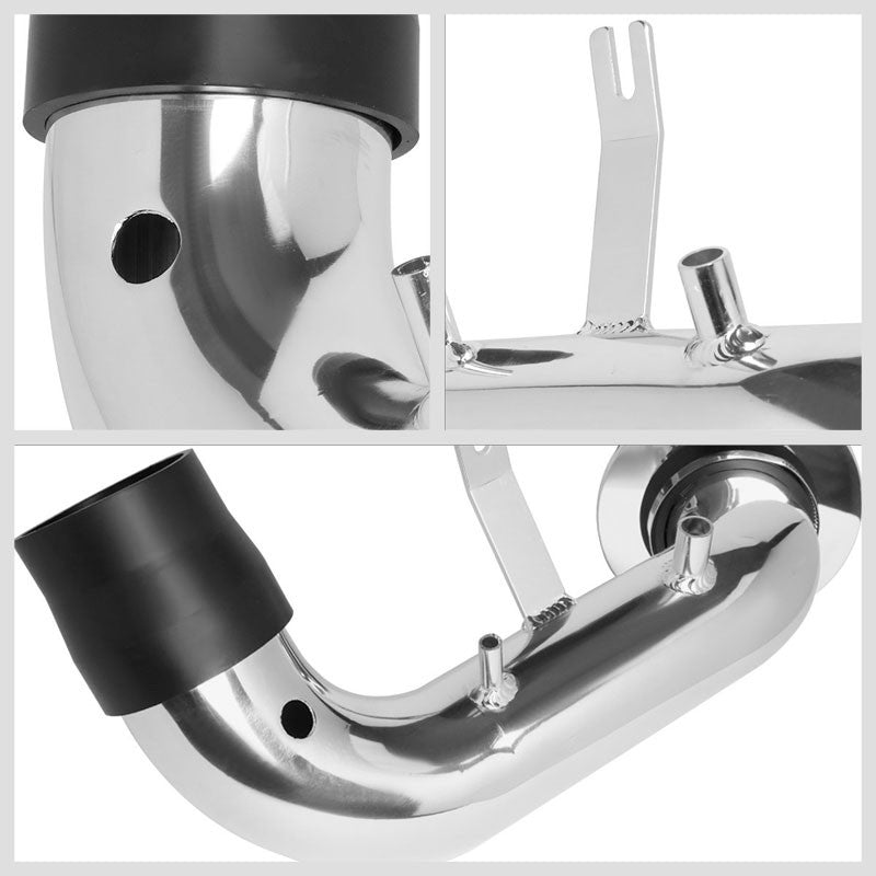 Polish Pipe Blue Dry Cone Filter Shortram Air Intake Kit For 02-06 Acura RSX-Performance-BuildFastCar