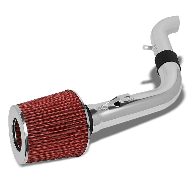 Polish Pipe Red Dry Cone Filter Shortram Air Intake Kit For 98-03 Chevy S10 2.2L-Performance-BuildFastCar