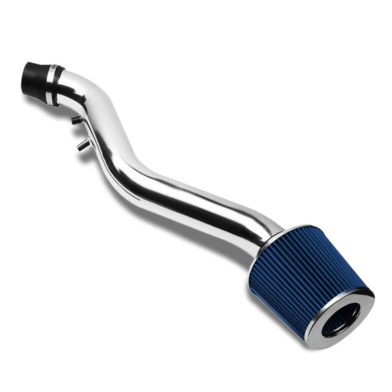 Polish Pipe Blue Dry Cone Filter Shortram Air Intake Kit For 90-93 Acura Integra-Performance-BuildFastCar