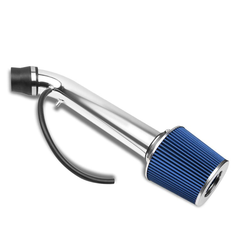 Polish Pipe Blue Dry Cone Filter Shortram Air Intake For 94-01 Integra GS RS LS-Performance-BuildFastCar