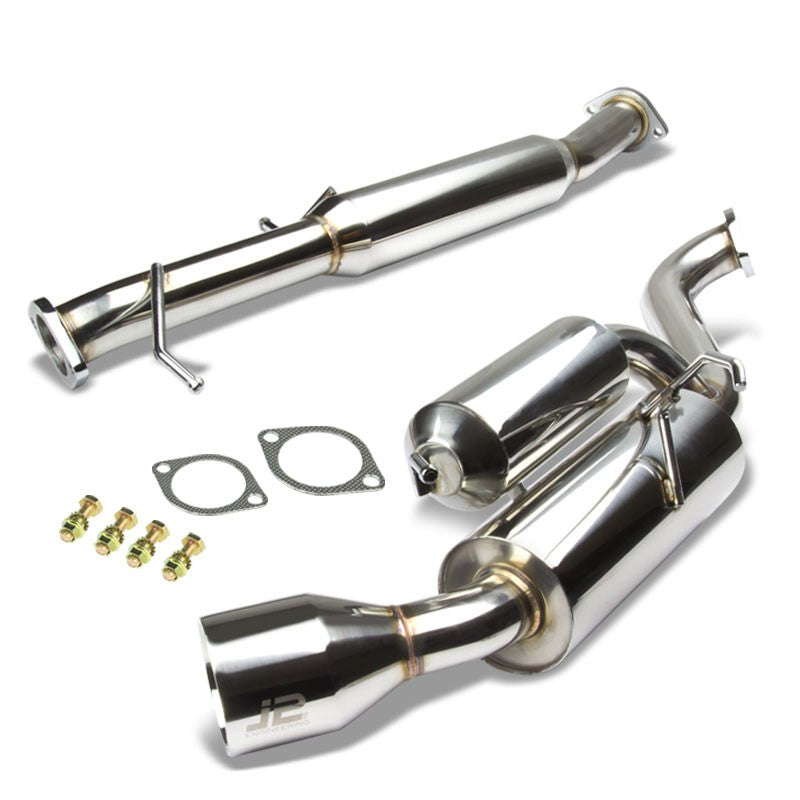 4.5" Roll Muffler Tip Exhaust Catback System For 90-99 Mazda Miata NA 1.6L/1.8L-Performance-BuildFastCar