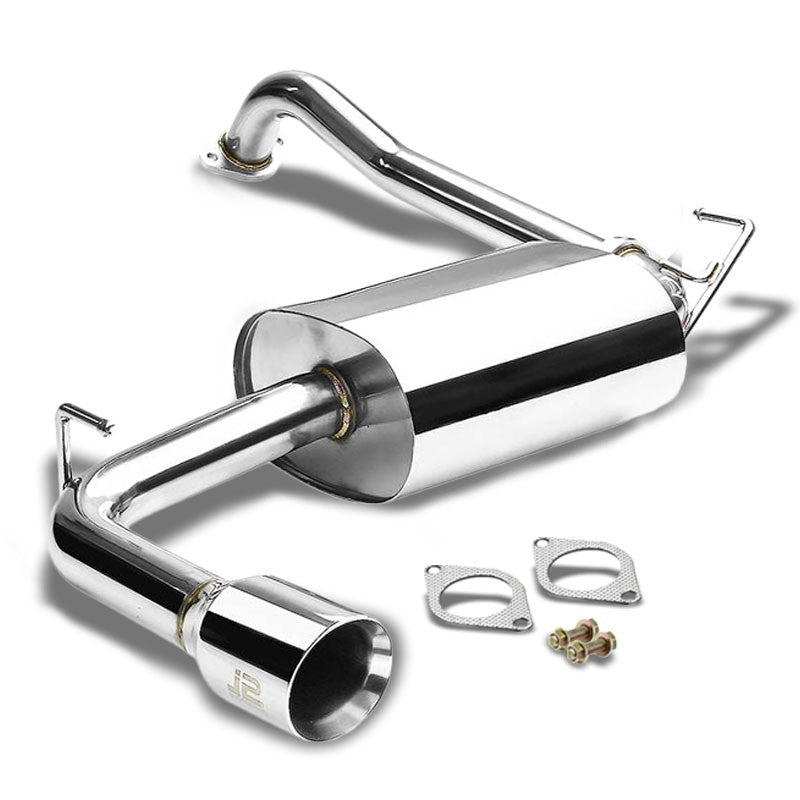 3.5" Slant Roll Muffler Tip Exhaust Catback System For 03-08 Martrix E130 1.8L-Performance-BuildFastCar