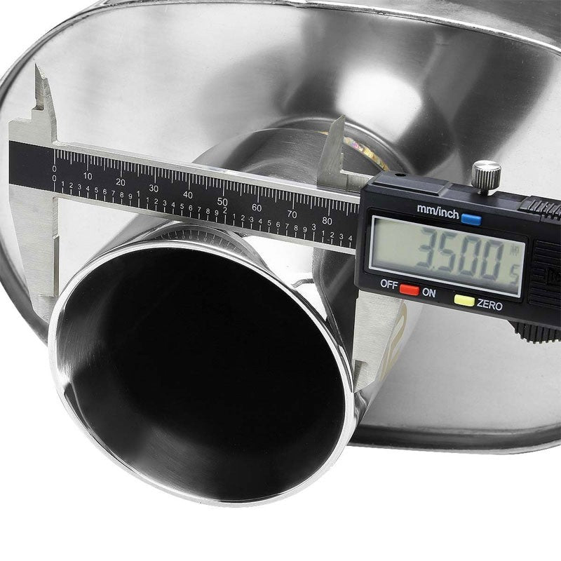 3.5" Slant Roll Muffler Tip Exhaust Catback System For 94-01 Integra 1.8L DOHC-Performance-BuildFastCar