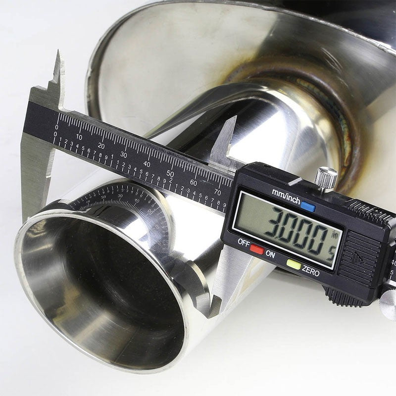 3" Slant Roll Muffler Tip Exhaust Catback System For 08-14 Scion xD Base 1.8L-Performance-BuildFastCar