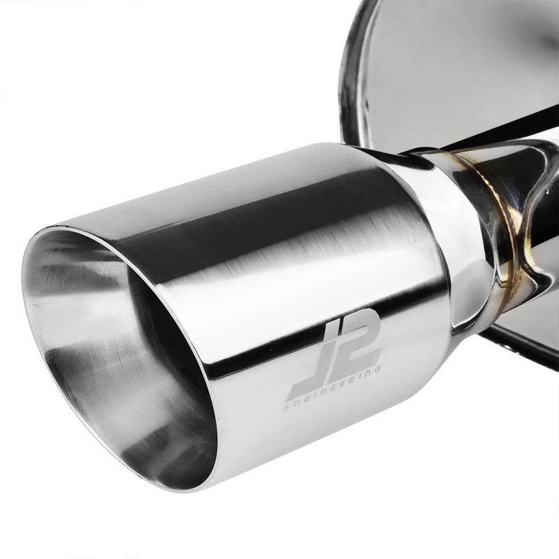 3.5" Dual Roll Muffler Tip Exhaust Catback System For 09-15 Maxima A35 3.5L DOHC-Performance-BuildFastCar