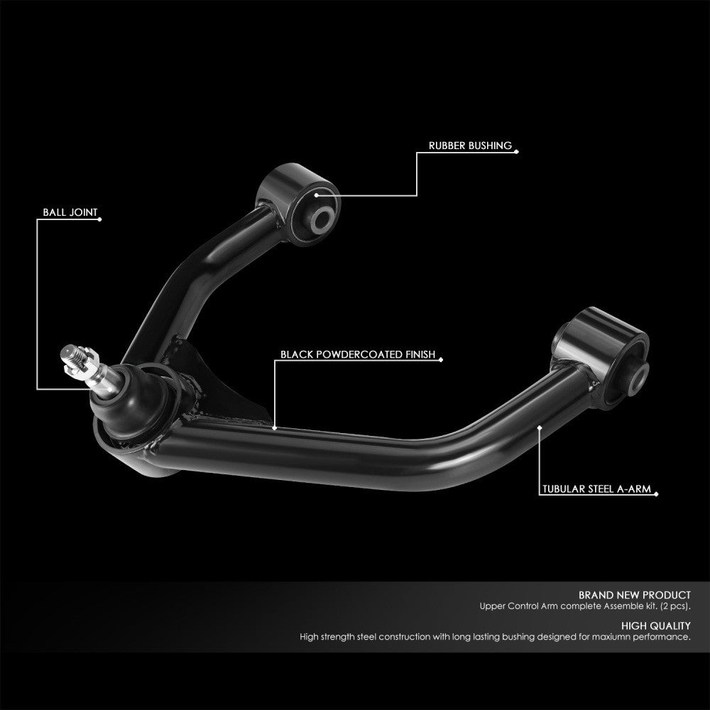 J2 Black 2-4" Lift Front Upper Control Arm 15-22 Colorado Canyon J2-FUCA-CCA15-BB