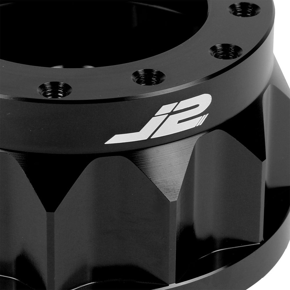 90-09 Legacy J2 Black 6-Bolt Steering Wheel Hub Adapter