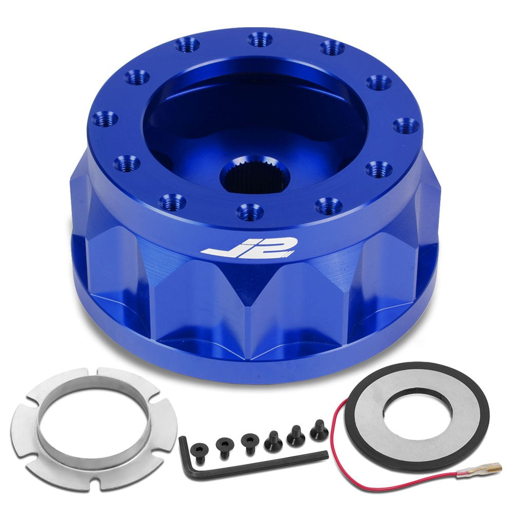 99-09 Impreza J2 Blue 6-Bolt Steering Wheel Hub Adapter