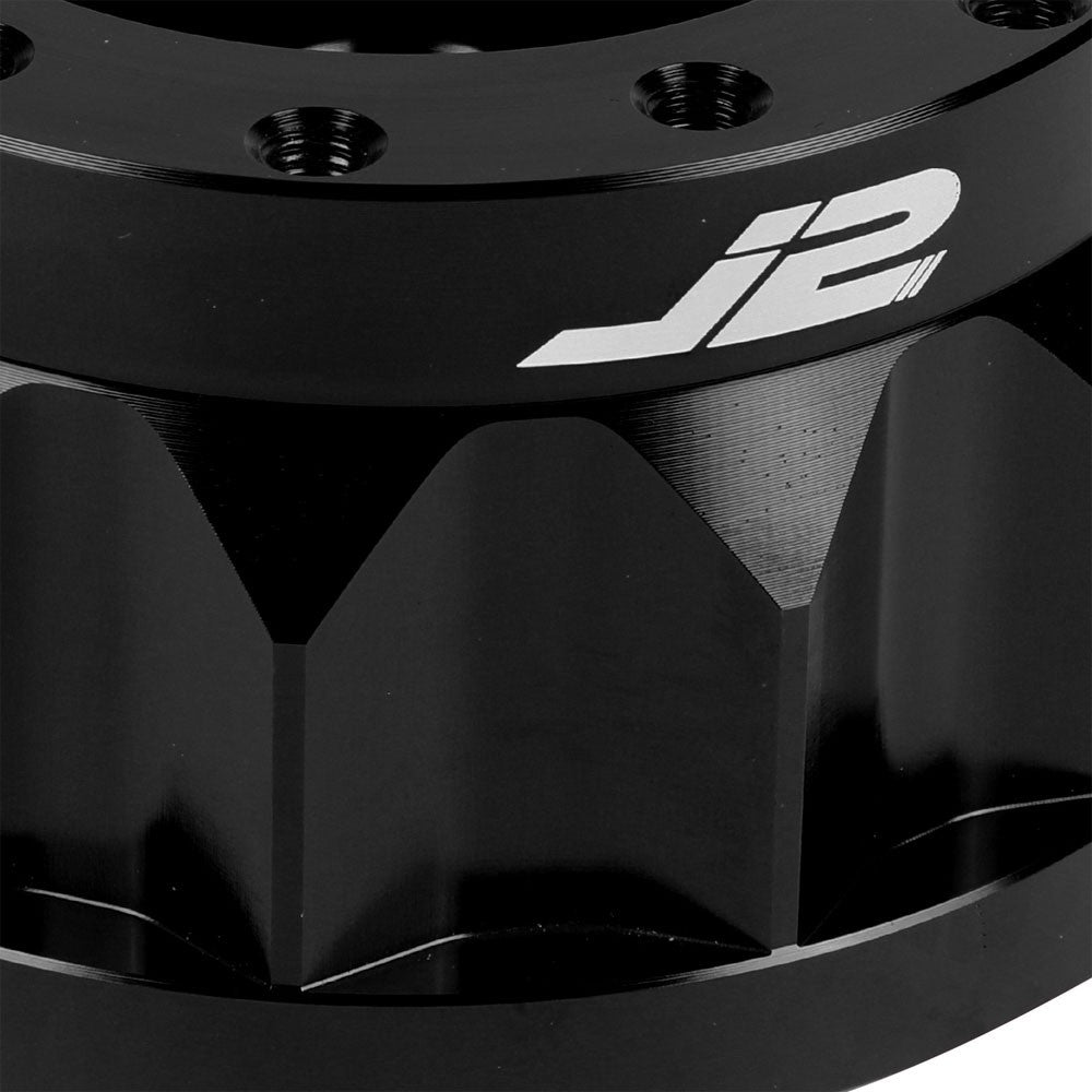 89-98 240SX J2 Black 6-Bolt Steering Wheel Hub Adapter