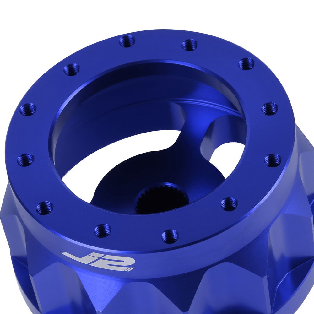 92-95 Civic J2 Blue 6-Bolt Steering Wheel Hub Adapter
