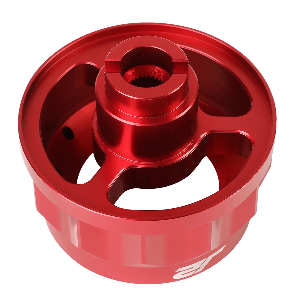 93-97 Civic del Sol J2 Red 6-Bolt Steering Wheel Hub Adapter