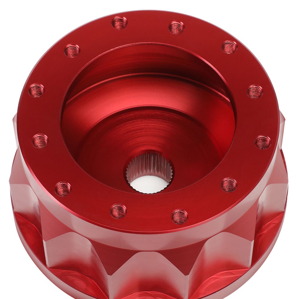 10-17 Kia Forte Koup J2 Red 6Bolt Steering Wheel Hub Adapter