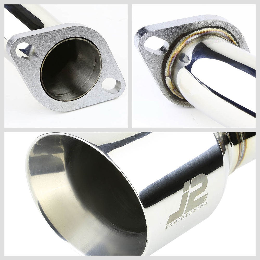 13-UP FR-S/BRZ/86 J2 4" Rolled Muffler Tip Axleback System