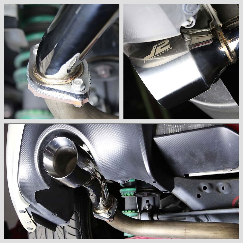 13-UP FR-S/BRZ/86 J2 4" Rolled Muffler Tip Axleback System