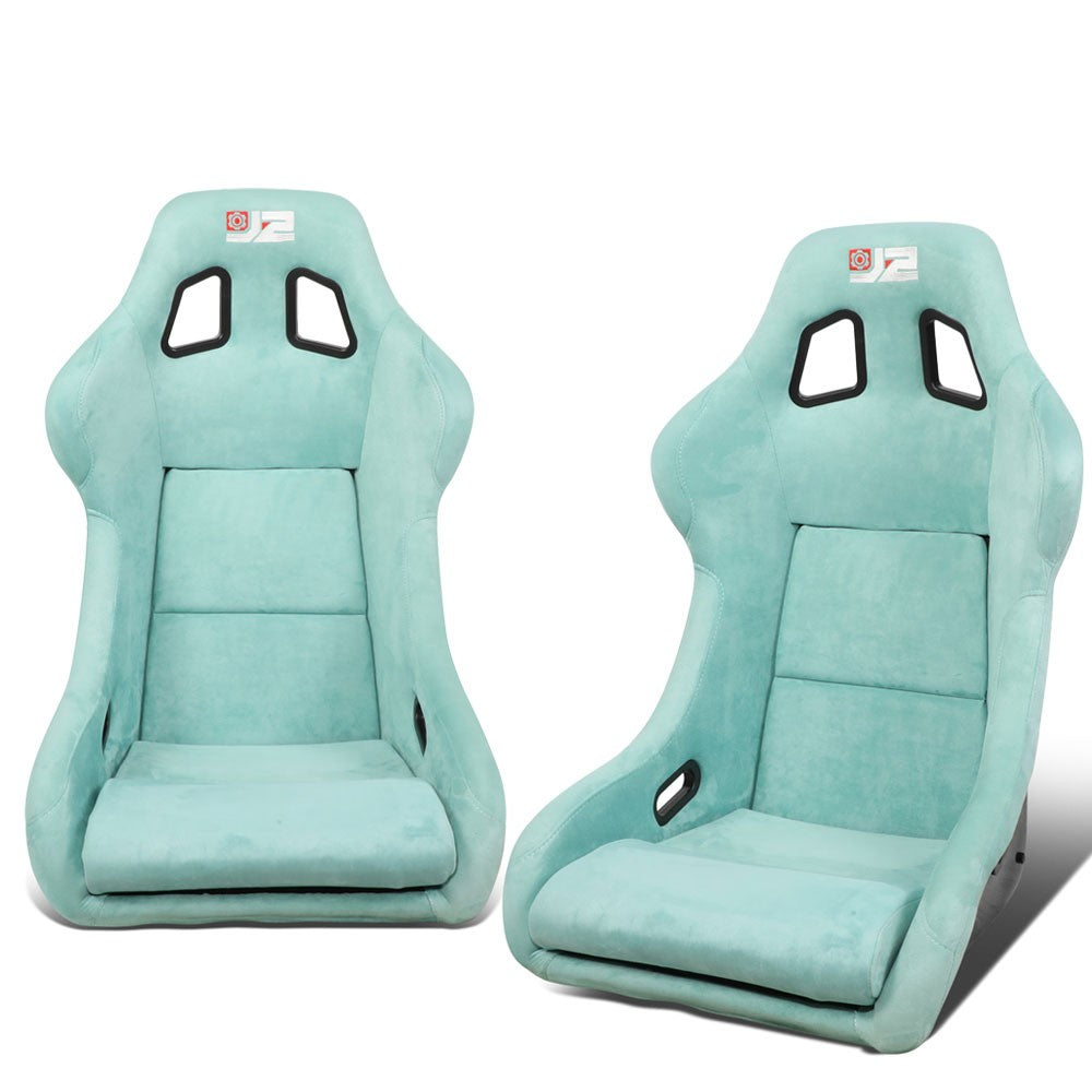 J2 J2-RS-004-LB Large Fixed Bucket Racing Seat w/Slider Lake Blue J2-RS-004-LB