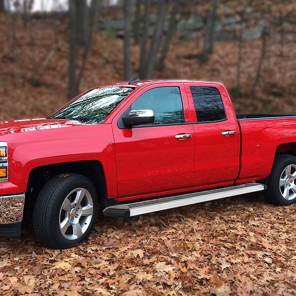 Metal J2 Honeycomb Pad Running Board Nerf Bar 07-18 Sierra 1500 Extended Cab J2-STEPB-ZTL-8253-SS