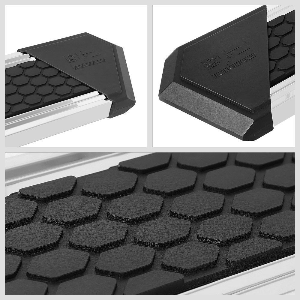 Metal J2 Honeycomb Pad Running Board Nerf Bar 15+ F150 P552 P702 Crew Cab J2-STEPB-ZTL-8255-SS