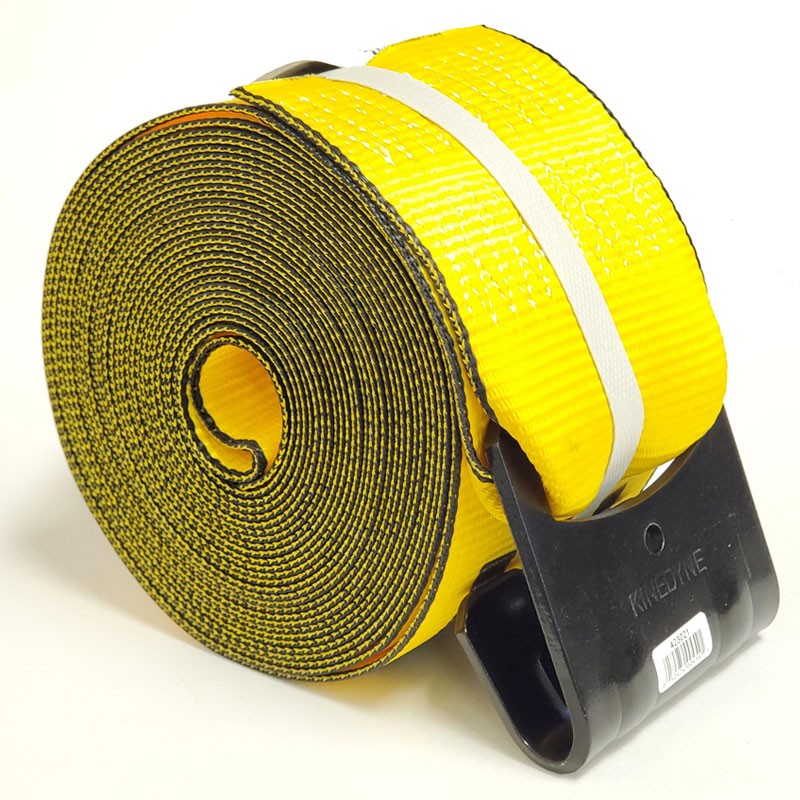 2x Kinedyne 423021 4"x30' Winch Strap 1021 Flat Hook 5400lb For Flatbed trailer-Cargo Control-BuildFastCar-BFC-WHSP-423021-X2