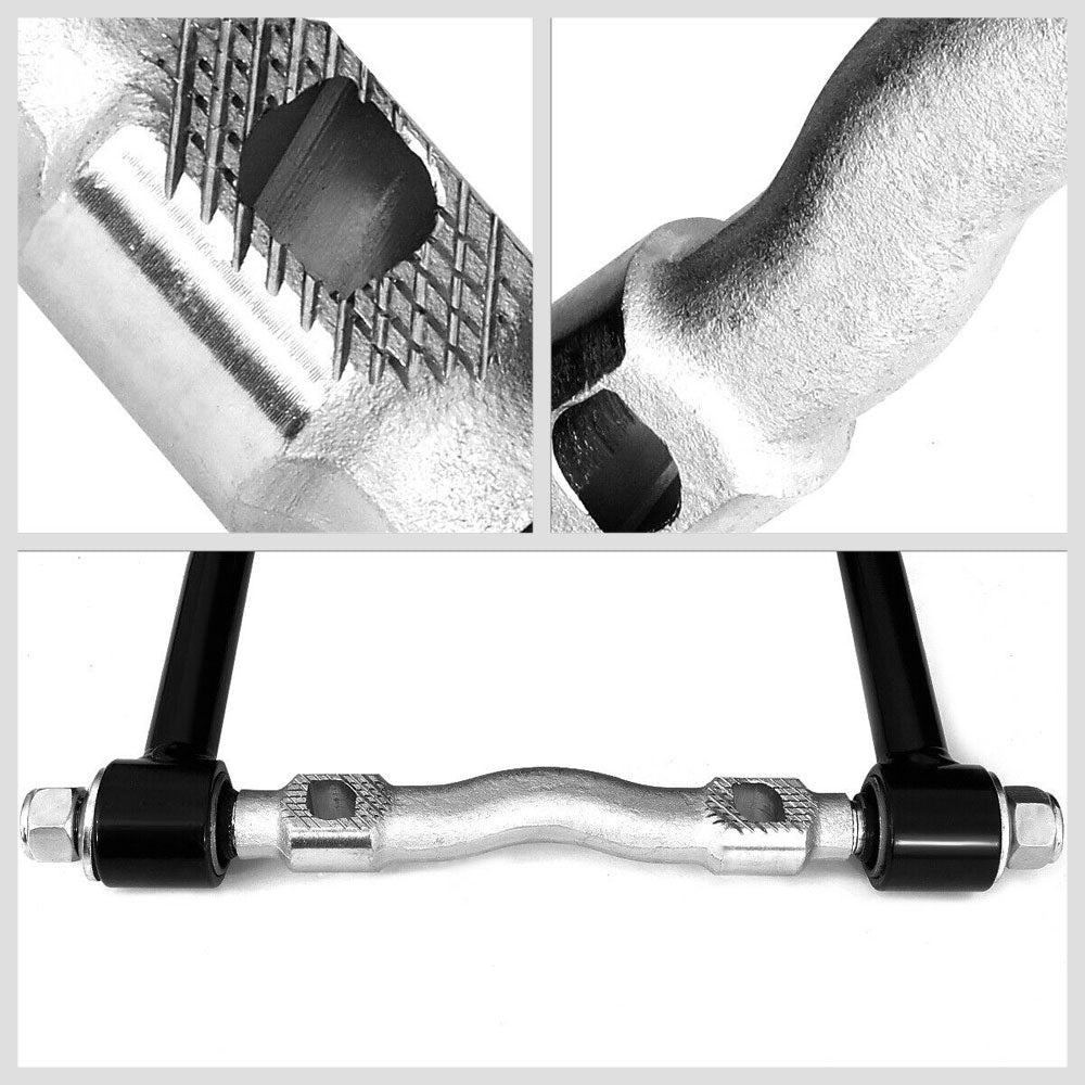 Black Steel Front Upper+Lower Control Arms Suspension Kit For 74-78 Mustang II