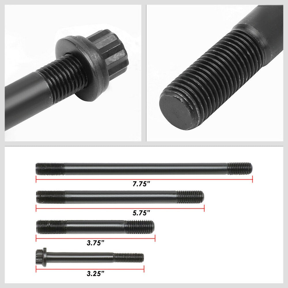 BFC 12-Point Cylinder Head Studs bolts For 89-98 Ram 2500 3500 Cummins 5.9 12V
