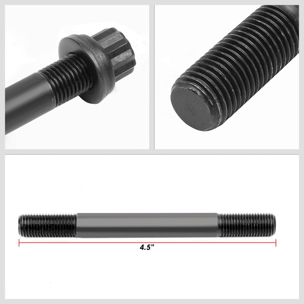 BFC 12-Point Cylinder Head Studs bolts For 94-99 Eclipse 4G63 2.0L Turbocharged