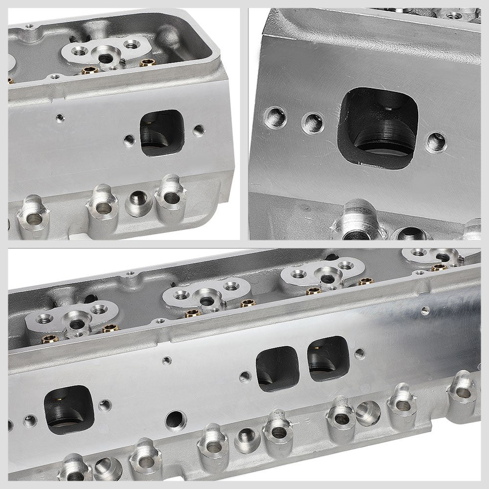 Aluminum Angled Cylinder Head For Small Block Chevrolet SBC 302/327/350/383/400