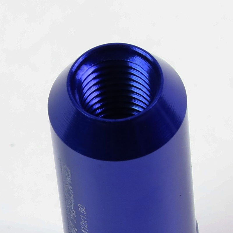 Blue Aluminum M12x1.50 20MM Hexagon Open End Acorn Tuner 20x Conical Lug Nuts-Accessories-BuildFastCar