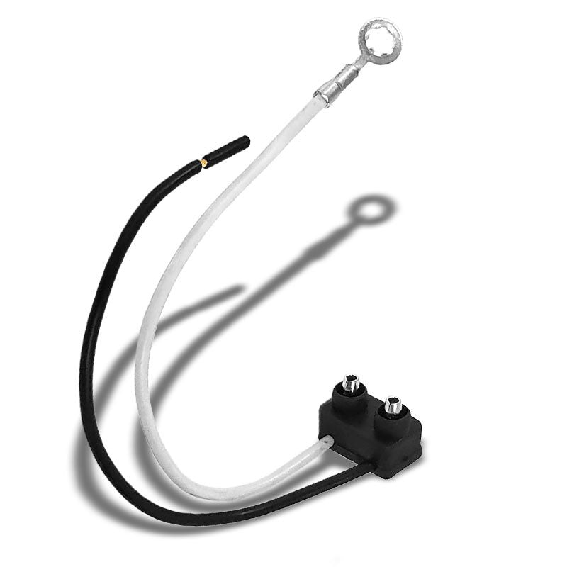 Wiring Harness Right Angle Single Contact 6" 2 Prong Signal Backup Light Pigtail-Truck & Trailer Parts-BuildFastCar