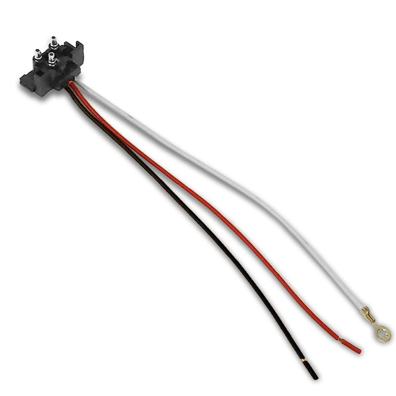 Wiring Harness Right Angle Double Contact 9" 3 Prong Signal Backup Light Pigtail-Truck & Trailer Parts-BuildFastCar