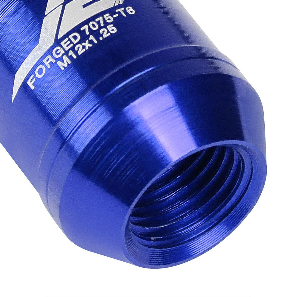 J2 Blue M12x1.25 Open End Acorn Tuner Lug Nuts