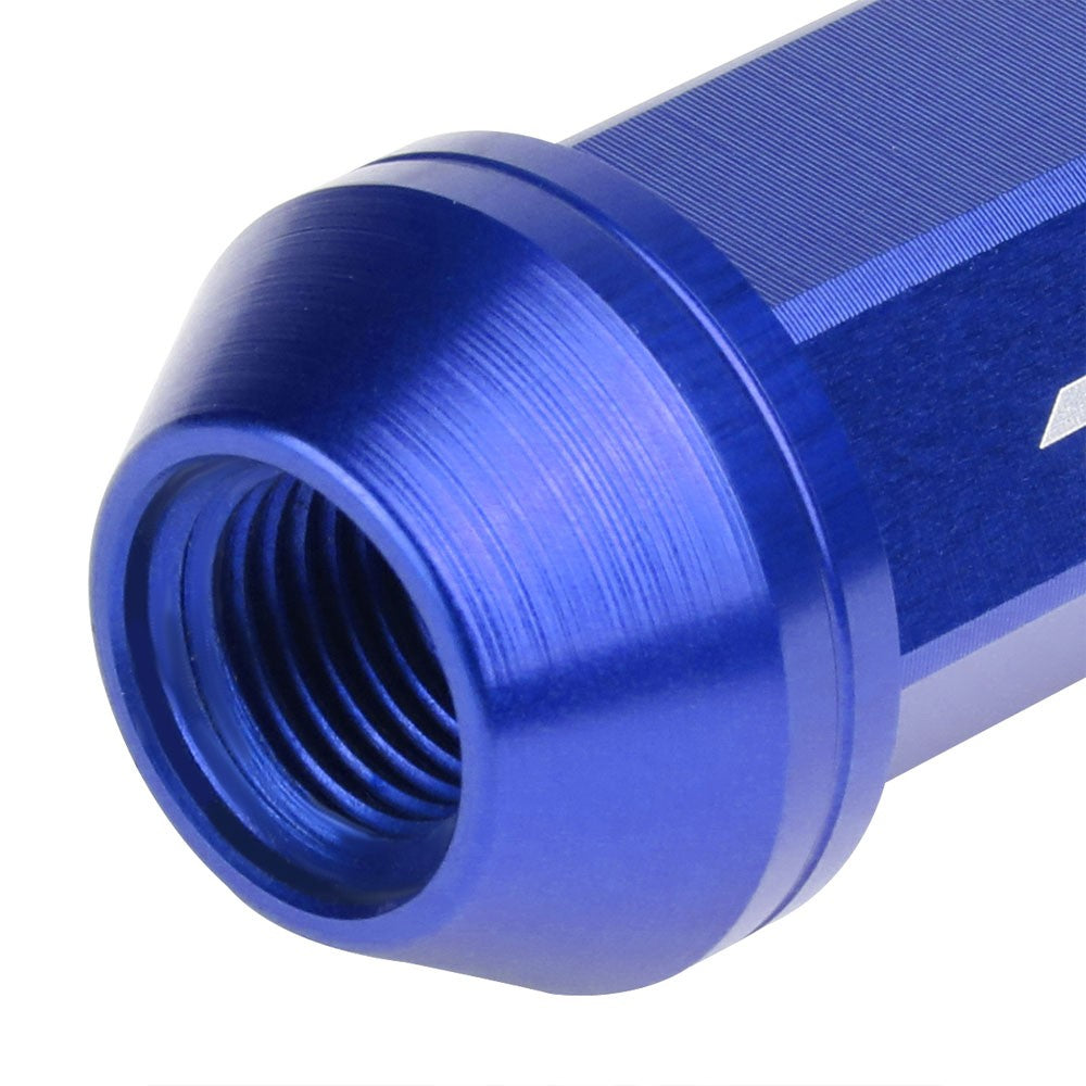 J2 Aluminum Blue Close End Acorn Tuner Lug Nuts Conical Seat M12x1.25 T7-005-Car & Truck Wheels-BuildFastCar