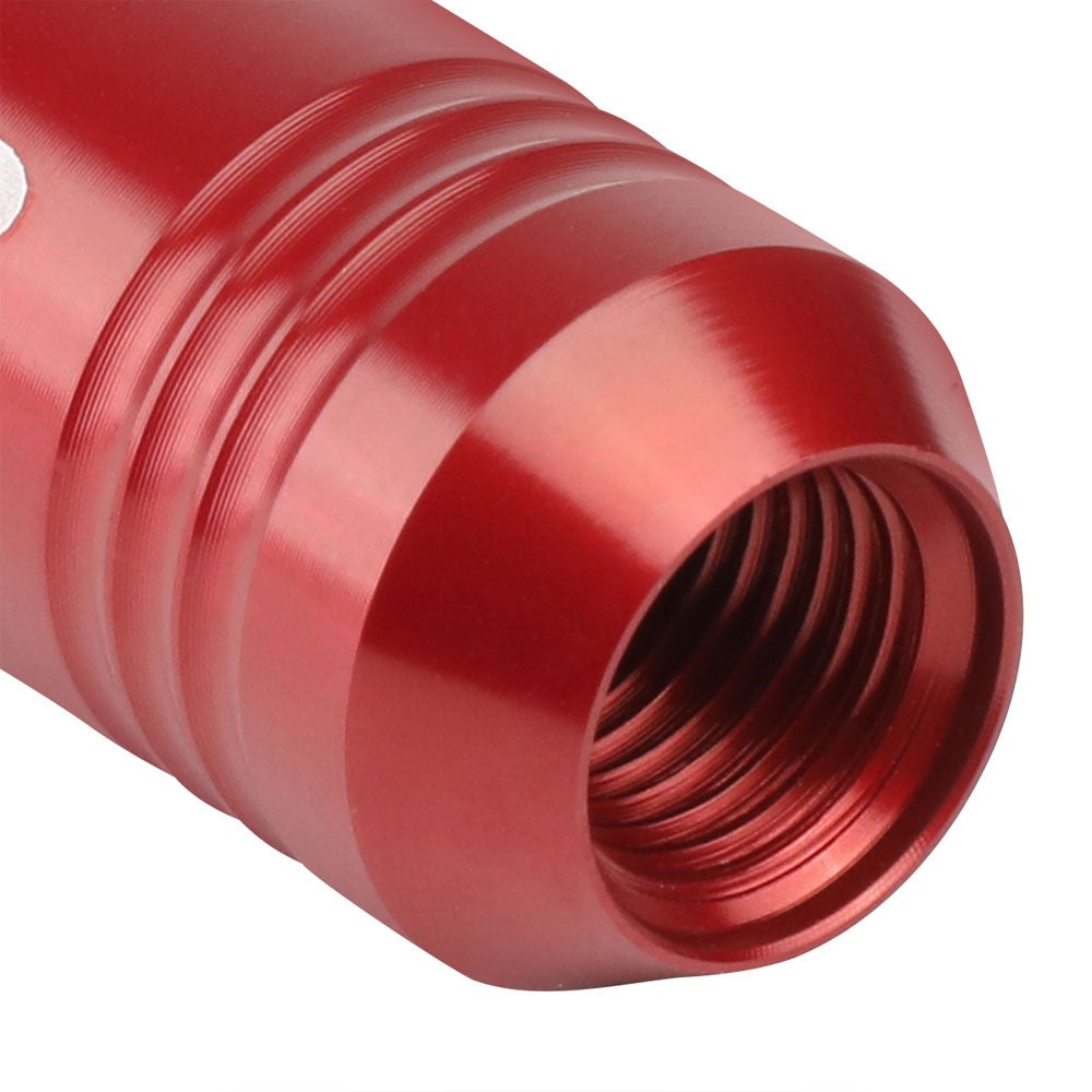 J2 Aluminum Red Open End Acorn Tuner Lug Nuts Conical Seat M12x1.25 T7-009-Car & Truck Wheels-BuildFastCar