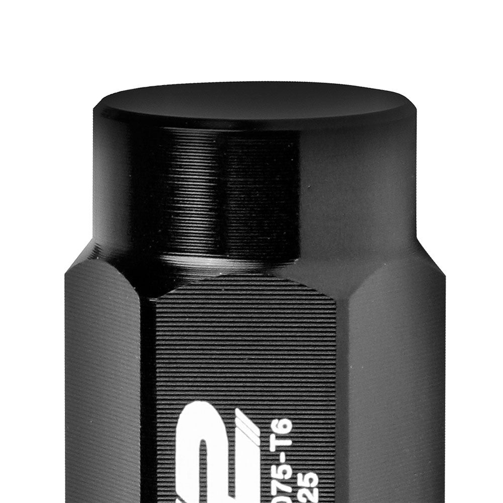 J2 Aluminum Black Close End Acorn Tuner Lug Nuts Conical Seat M12x1.25 T7-018-Car & Truck Wheels-BuildFastCar