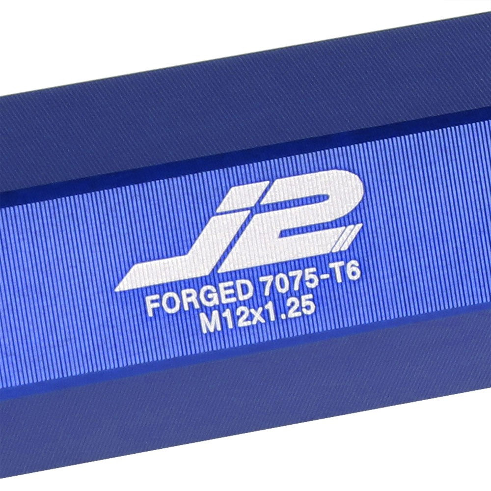 J2 M12x1.25 Open Double Knurled End Acorn Tuner Lug Nuts