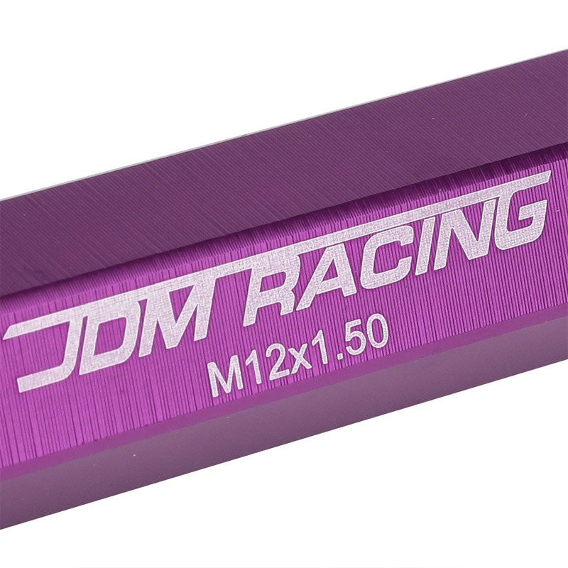 Purple Aluminum M12x1.50 90MM Tall Open Rim End Acorn Tuner 20x Conical Lug Nuts-Accessories-BuildFastCar