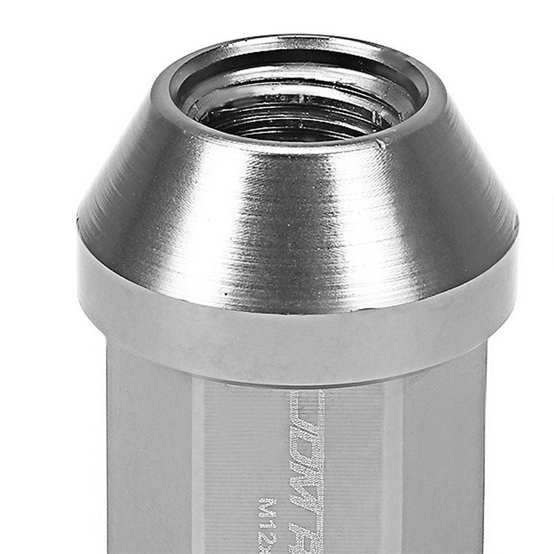 Gunmetal Aluminum M12x1.50 35MM Short Close End Acorn Tuner 20x Conical Lug Nuts-Accessories-BuildFastCar