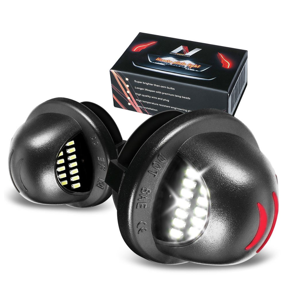 Nuvision Lighting LPL-ZTL-9072 White LED Rear License Plate Light Lamp LPL-ZTL-9072