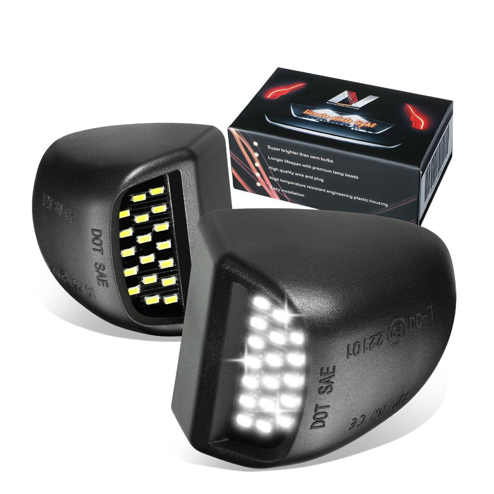 Nuvision Lighting LPL-ZTL-9073 White LED Rear License Plate Light Lamp LPL-ZTL-9073