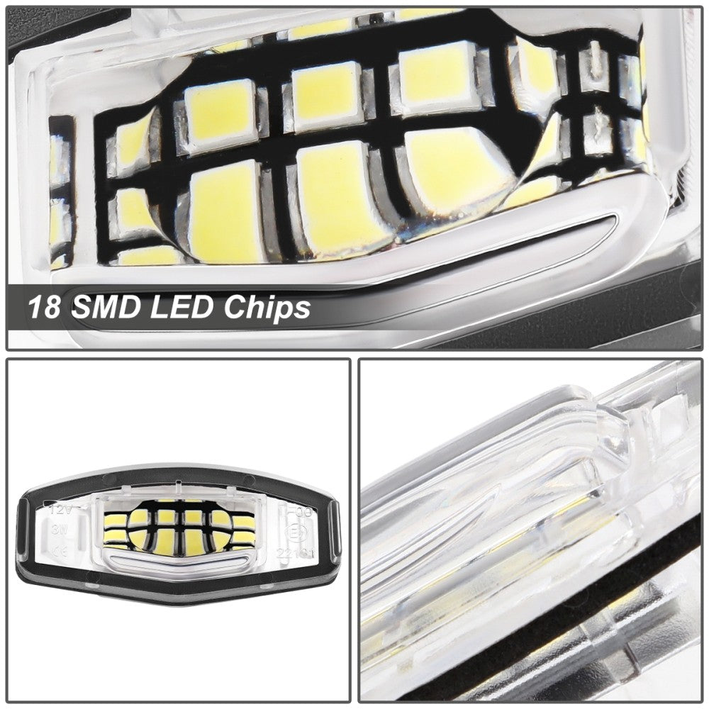 Nuvision Lighting LPL-ZTL-9075 White LED Rear License Plate Light Lamp LPL-ZTL-9075