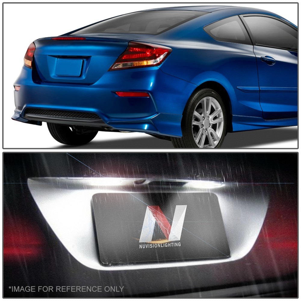 Nuvision Lighting LPL-ZTL-9075 White LED Rear License Plate Light Lamp LPL-ZTL-9075