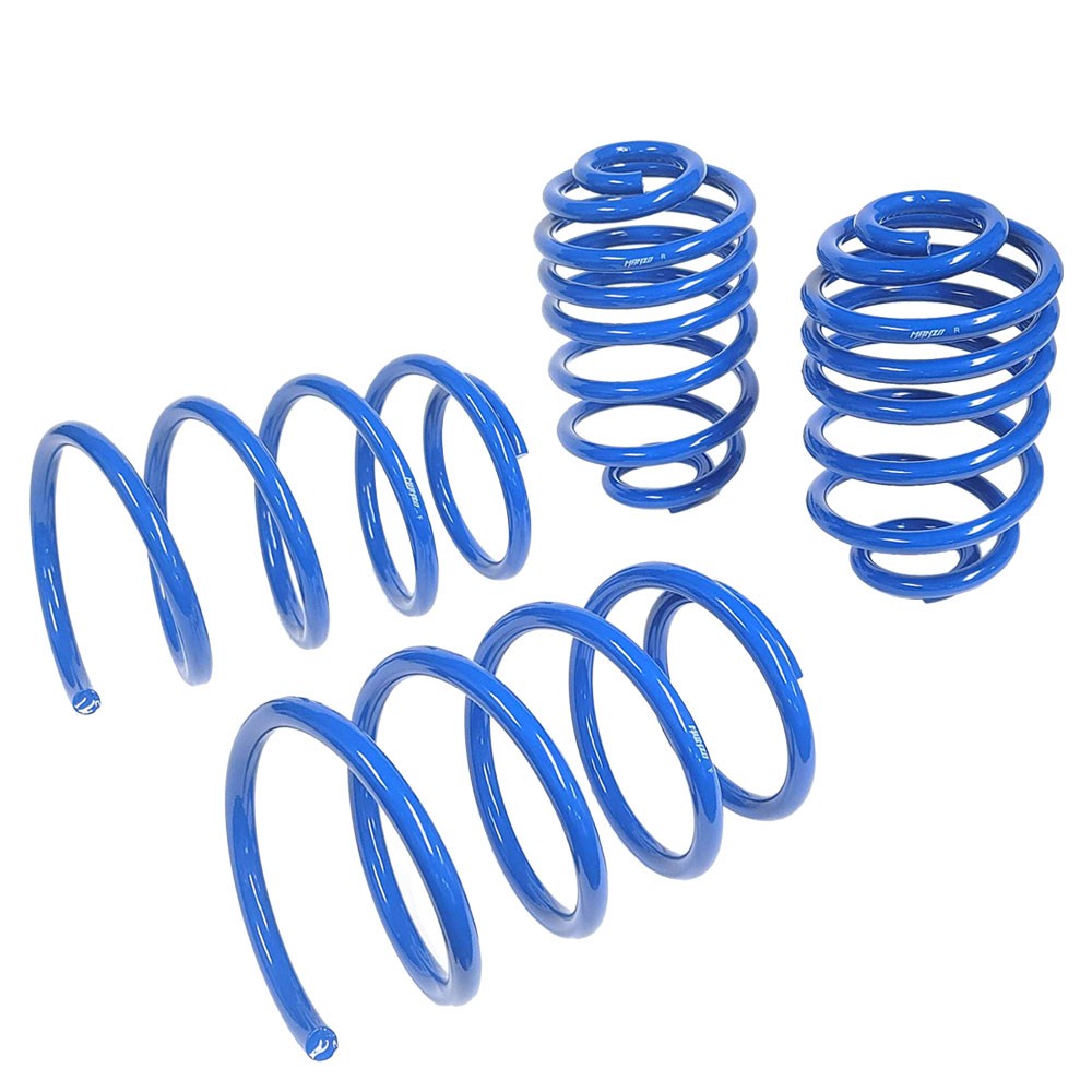 Blue 1.5" Drop Manzo Race Sport Lowering Spring Kit work with 08-11 Audi TT 2.0T/3.2L