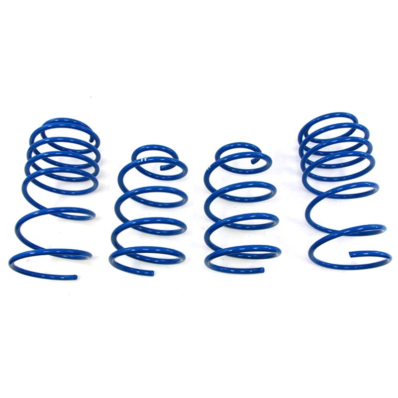 Blue 1.25" Drop Manzo Race Sport Lowering Spring Coil work with 00-05 Dodge Neon 4DR