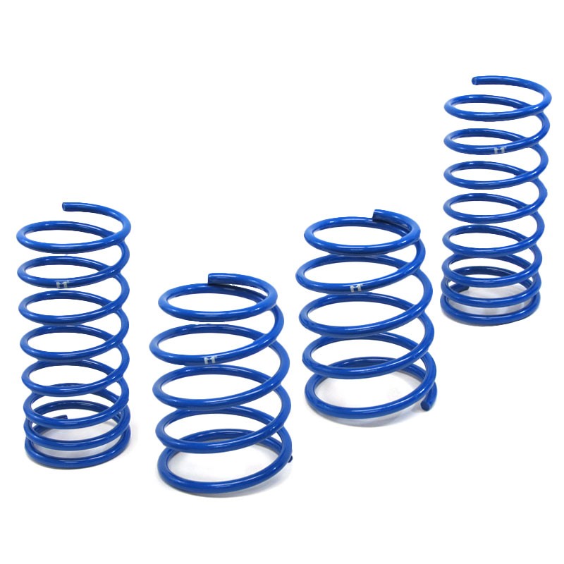 Blue 2" Drop Manzo Race Sport Lowering Spring work with 98-02 Escort ZX2 Coupe 2.0L