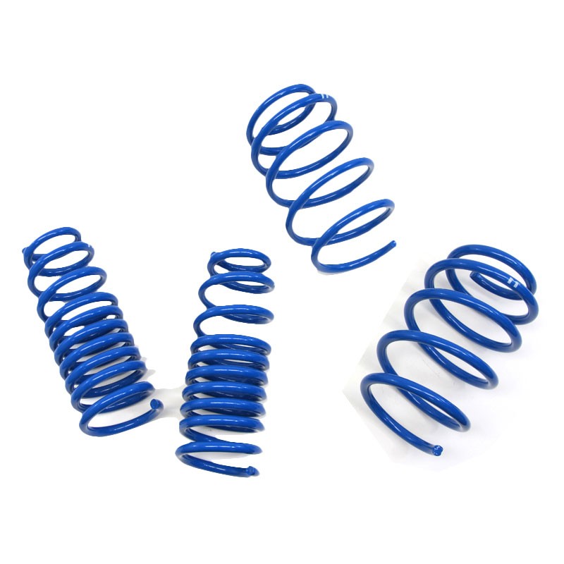 Blue 1.5" Drop Manzo Race Sport Lowering Spring Coil work with 09-12 Genesis Coupe