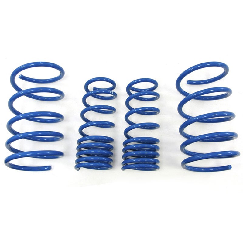 Blue 1.25" Drop Manzo Race Sport Lowering Spring Coil work with 95-99 Nissan Maxima